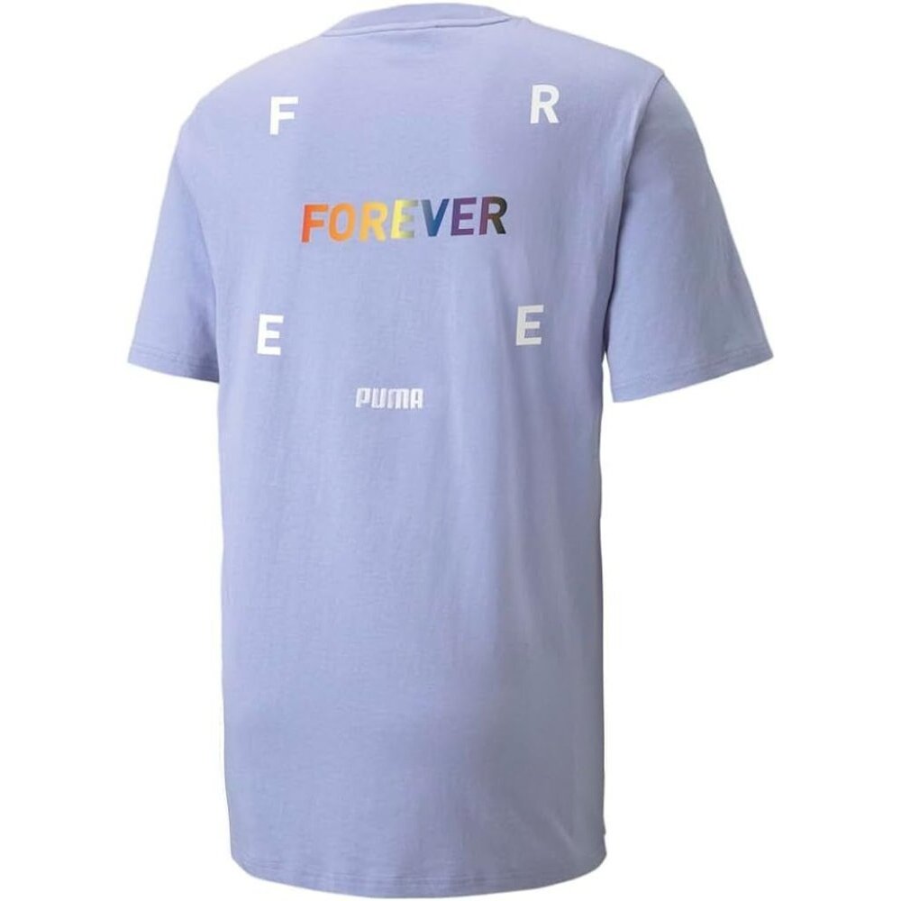 PUMA Men's Pride Tee T Shirt Top , Sweet Lavender, M, Medium - Picture 7 of 7